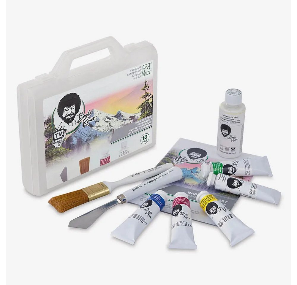 Bob Ross Ölfarbe Landschaft Master oder Basic Paint-Set (Meister oder Basis Mal-Set), 15-teiliges Set Landschaftsgemälde "The Joy of Painting" von Bob Ross