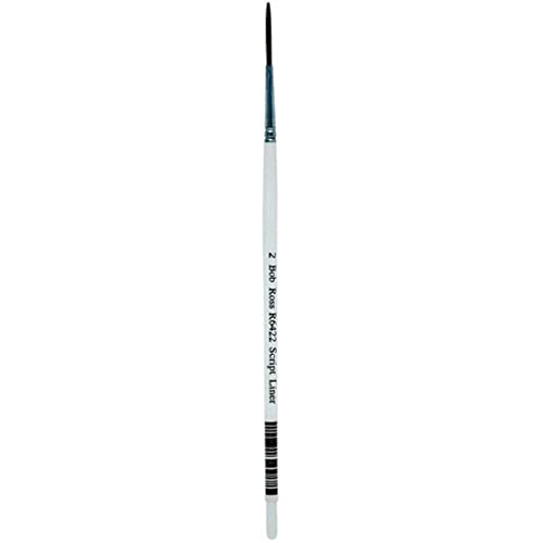 Two(2) Pack - Bob Ross R6422 #2 Script Liner Artist Brush by BobRoss von Bob Ross
