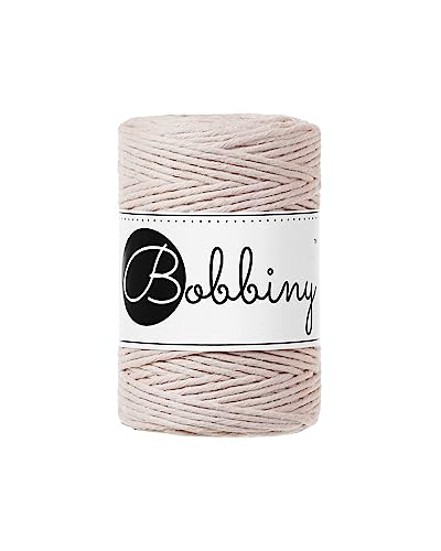 Bobbiny Baby Makramee-Schnur, 1,5 mm, 100 m, hautfarben von Bobbiny