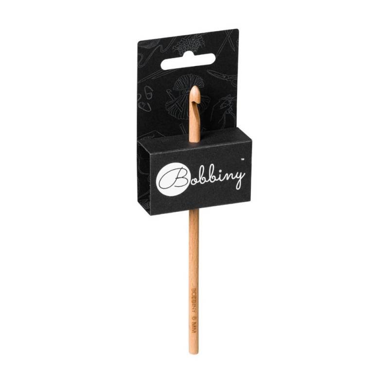 Bobbiny Häkelnadeln Bobbiny Häkelnadel Buchenholz Länge 17 cm Stärke 4-16 mm, Häkelnadel aus Buchenholz 17 cm von Bobbiny