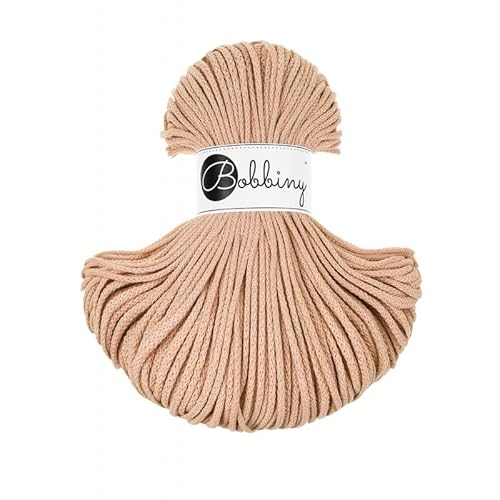 Bobbiny Junior 3 mm - Rope-Garn 100 m (Biscuit) von Bobbiny