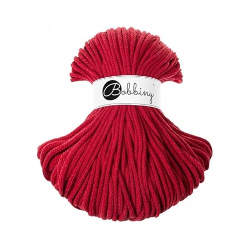 Bobbiny Junior 3 mm - Rope-Garn 100 m (Classic Red) von Bobbiny