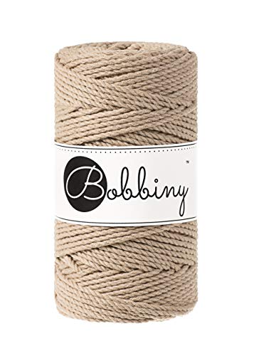 Bobbiny Junior 3 mm - Rope-Garn 100 m … (Sand) von Bobbiny