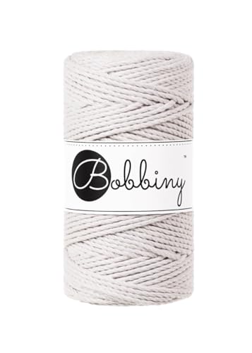 Bobbiny Makramee-Seil, gedreht, Regular 3 mm (Moonlight), 100 m von Bobbiny