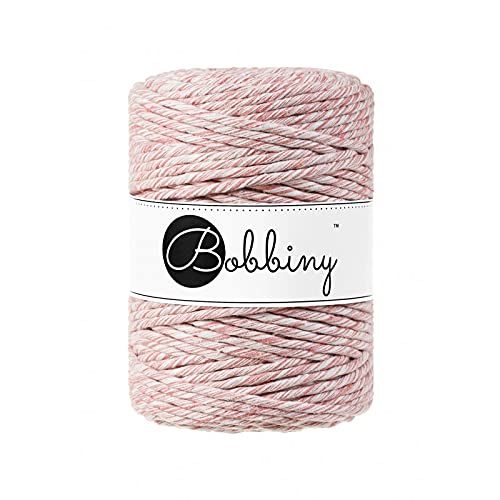 Bobbiny Macrame Cords 5 mm - 100 m Wahl (Strawberry) von Bobbiny