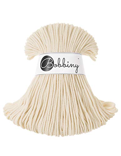 Bobbiny Makramee-Seil, 3 mm, 100% Baumwolle, 100 m von Bobbiny