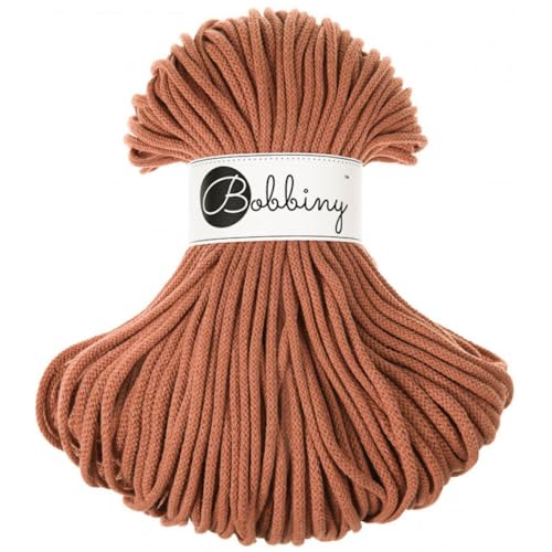 Bobbiny Makramee-Flechtkordel, 5 mm, 100 m, Terracotta Bobbiny Makramee-Flechtkordel, 5 mm, 100 m, Terracotta von Bobbiny