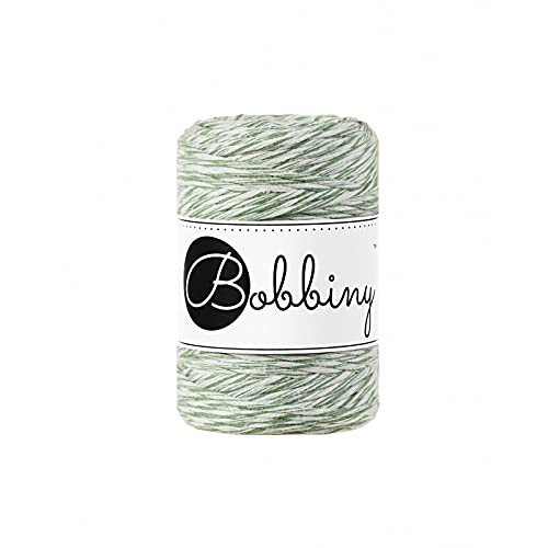 Bobbiny Oeko-Tex Premium Makramee Garn aus ökologischer Baumwolle 1,5 mm x 100 m (Mojito) von Bobbiny