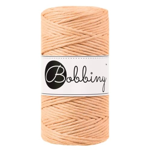 Bobbiny makramee schnur 3mm - peach fuzz von Bobbiny
