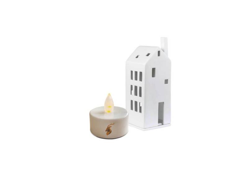 Räder Design Teelichthalter Lichthaus Große Tür (Set, 2 teilig), mit LED Teelicht von Bobbiny