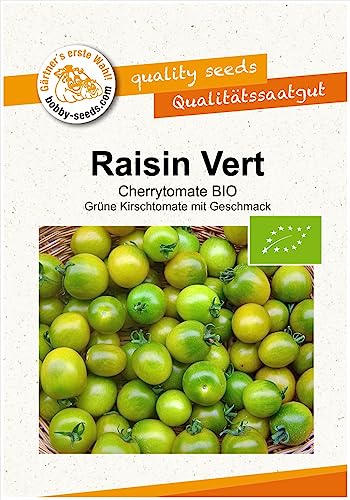 BIO-Tomatensamen Raisin Vert Portion von Gärtner's erste Wahl! bobby-seeds.com