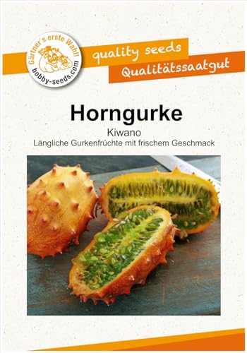 Gurkensamen Kiwano Horngurke Portion von Gärtner's erste Wahl! bobby-seeds.com