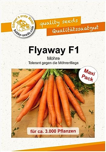 Möhrensamen Flyaway F1 Maxipack von Gärtner's erste Wahl! bobby-seeds.com