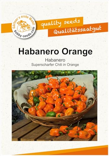 Paprikasamen Habanero Chili Ultrascharf Portion von Gärtner's erste Wahl! bobby-seeds.com