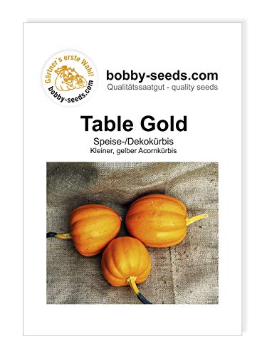 Table Gold Kürbissamen von Bobby-Seeds, Portion von Gärtner's erste Wahl! bobby-seeds.com