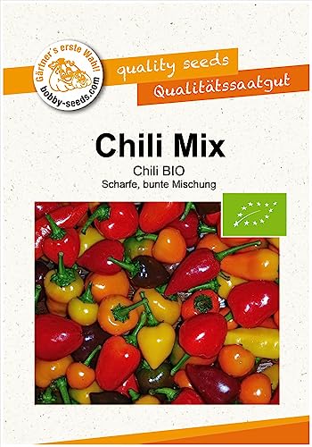 BIO-Paprikasamen Chili Mix Portion von Gärtner's erste Wahl! bobby-seeds.com