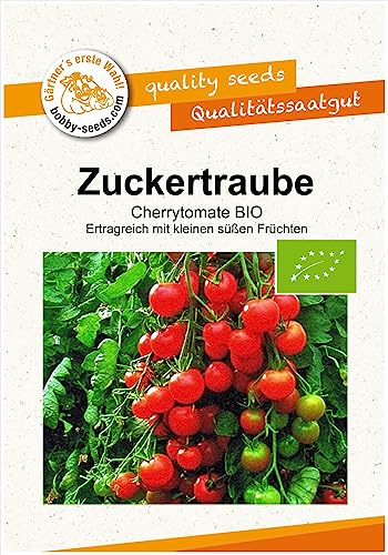 BIO-Tomatensamen Zuckertraube Cocktailtomate Portion von Gärtner's erste Wahl! bobby-seeds.com