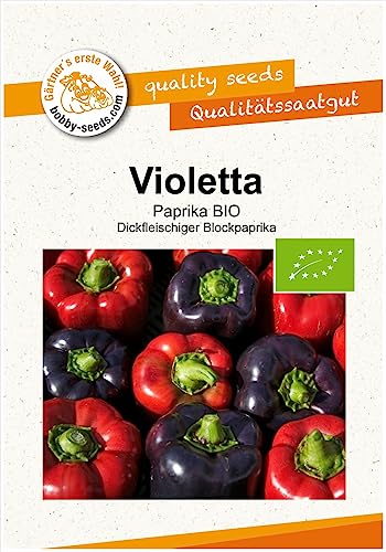 BIO-Paprikasamen Violetta Portion von Gärtner's erste Wahl! bobby-seeds.com