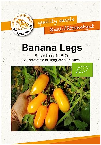 BIO-Tomatensamen Banana Legs Buschtomate Portion von Gärtner's erste Wahl! bobby-seeds.com