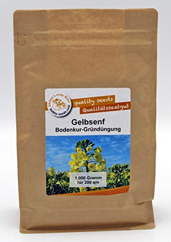 Gelbsenf Bodenkur von bobby-seeds, einjährige Gründüngung 1 Kg von Bobby-Seeds Saatzucht