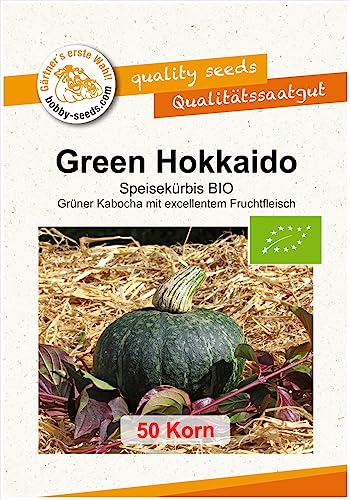 Green Hokkaido BIO Kürbissamen von Bobby-Seeds 50 Korn von Gärtner's erste Wahl! bobby-seeds.com