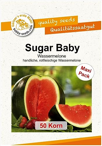 Melonensamen Sugar Baby Wassermelone 50 Korn von Gärtner's erste Wahl! bobby-seeds.com