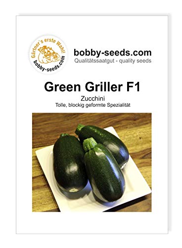 Kürbissamen Green Griller F1 Zucchini Portion von Gärtner's erste Wahl! bobby-seeds.com