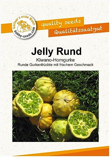 Gurkensamen Kiwano Jelly Rund Portion von Gärtner's erste Wahl! bobby-seeds.com