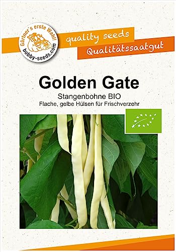 BIO-Bohnensamen Golden Gate Stangenbohne Portion von Gärtner's erste Wahl! bobby-seeds.com