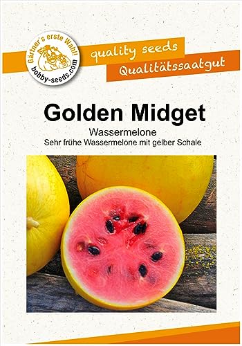 Melonensamen Golden Midget Wassermelone Portion von Gärtner's erste Wahl! bobby-seeds.com