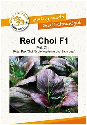 Gemüsesamen Red Choi, Pak Choi Portion von Gärtner's erste Wahl! bobby-seeds.com