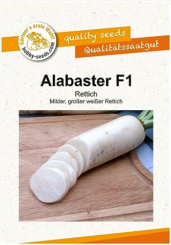 Gemüsesamen Alabaster F1 Rettich Portion von Gärtner's erste Wahl! bobby-seeds.com