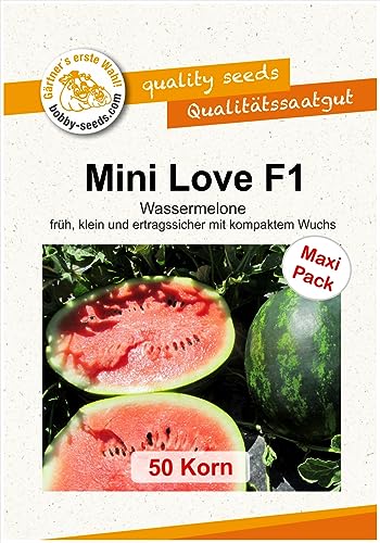 Melonensamen Mini Love F1 Wassermelone 50 Korn von Gärtner's erste Wahl! bobby-seeds.com