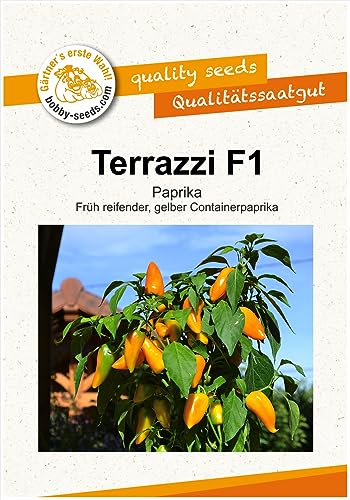 Paprikasamen Terrazzi F1 Topfpaprika Portion Paprikasamen Terrazzi F1 Topfpaprika Portion von Gärtner's erste Wahl! bobby-seeds.com