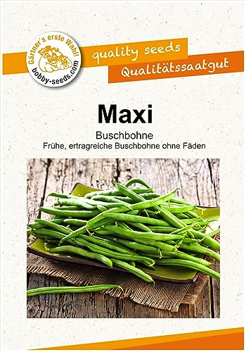 Bohnensamen Maxi fadenlose Buschbohne Portion von Gärtner's erste Wahl! bobby-seeds.com