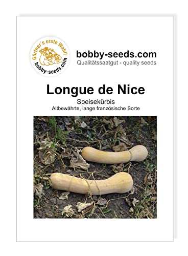 Bobby-Seeds Kürbissamen Longue de Nice Portion von Gärtner's erste Wahl! bobby-seeds.com