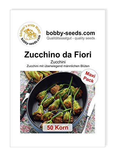 Bobby-Seeds Zucchinisamen Zucchino da Fiori 50 Korn von Bobby-Seeds Saatzucht