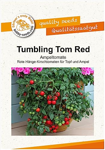 Tomatensamen Tumbling Tom Red Cherrytomate Portion von Gärtner's erste Wahl! bobby-seeds.com