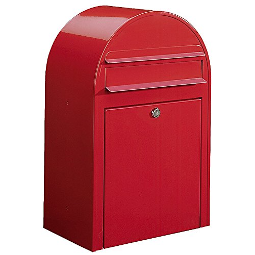 Bobi Classic Briefkasten RAL 3001 rot Wandbriefkasten von Bobi