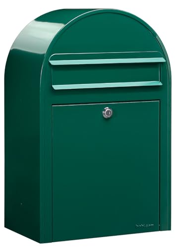 Bobi Classic Briefkasten RAL 6005 grün Wandbriefkasten von Bobi