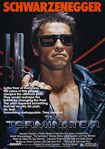 The Terminator American Wissenschaft Fiction Film Cinema Werbung Film Star Arnold Schwarzenegger Plakat Berühmte Promi Bild Schlafzimmer Kunsthandwerk Druck Foto Wand Dekoration Nachdruck von Boblet Posters