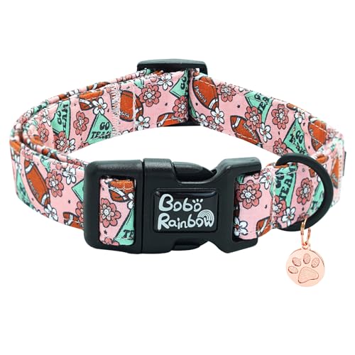 Bobo Rainbow Hundehalsband für den Herbst, mit Rugby-Druck, verstellbar, bequem, langlebig, Welpenhalsband, leicht, Schnellverschluss-Schnalle, Geschenk für Jungen und Mädchen, mittelgroße Hunde Bobo Rainbow Hundehalsband für den Herbst, mit Rugby-Druck, verstellbar, bequem, langlebig, Welpenhalsband, leicht, Schnellverschluss-Schnalle, Geschenk für Jungen und Mädchen, mittelgroße Hunde von Bobo Rainbow