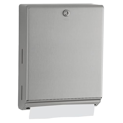 Bobrick BO.B-262 Aufputz-Papierhandtuchspender, Edelstahl, 4'' Dispensers von Bobrick