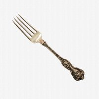 Antique Whiting "King Edward" Muster Sterling Silber 7" Gabel von BobsBasementTreasure