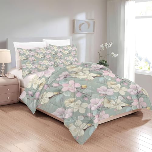 Aquarell Bettdecke 240x260 4 Jahreszeiten, Wende Steppdecke mit Blumen Bunt Muster, Vierjahreszeiten Bettdecke ohne Bezug, Weiche Ganzjahresdecke Schlafdecke mit 2 Kissenbezug G-523 Aquarell Bettdecke 240x260 4 Jahreszeiten, Wende Steppdecke mit Blumen Bunt Muster, Vierjahreszeiten Bettdecke ohne Bezug, Weiche Ganzjahresdecke Schlafdecke mit 2 Kissenbezug G-523 von Boceoey
