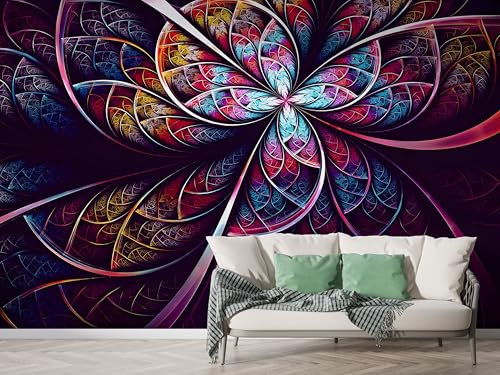 Geometrie Blumen Tapete, Abstrakt Fototapete, Batik Wandpapier, Vliestapete Selbstklebende Wand Deko, Motivtapeten Schlafzimmer Wohnzimmer, 100x70 cm - M-783 Geometrie Blumen Tapete, Abstrakt Fototapete, Batik Wandpapier, Vliestapete Selbstklebende Wand Deko, Motivtapeten Schlafzimmer Wohnzimmer, 100x70 cm - M-783 von Boceoey