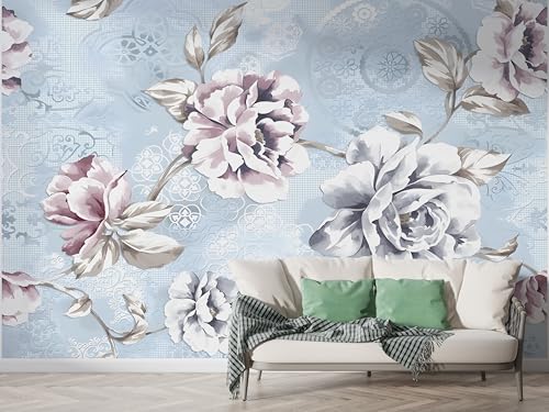 Rose Abstrakt Tapete, Blumenzweig Fototapete, Botanisch Wandpapier, Vliestapete Selbstklebende Wand Deko, Motivtapeten Schlafzimmer Wohnzimmer, 100x70 cm - F-193 Rose Abstrakt Tapete, Blumenzweig Fototapete, Botanisch Wandpapier, Vliestapete Selbstklebende Wand Deko, Motivtapeten Schlafzimmer Wohnzimmer, 100x70 cm - F-193 von Boceoey