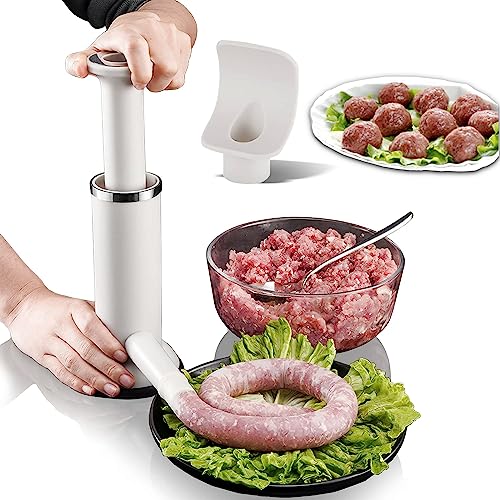 2 in 1 Wurstfüller, Manuelle Wurstfüllmaschine, Hackbällchen Former, Wurstmaschine mit Wurstfülltrichter, Multifunktionale Wurstfüller für leckere Würstchen und Frikadellen 2 in 1 Wurstfüller, Manuelle Wurstfüllmaschine, Hackbällchen Former, Wurstmaschine mit Wurstfülltrichter, Multifunktionale Wurstfüller für leckere Würstchen und Frikadellen von Bocguy