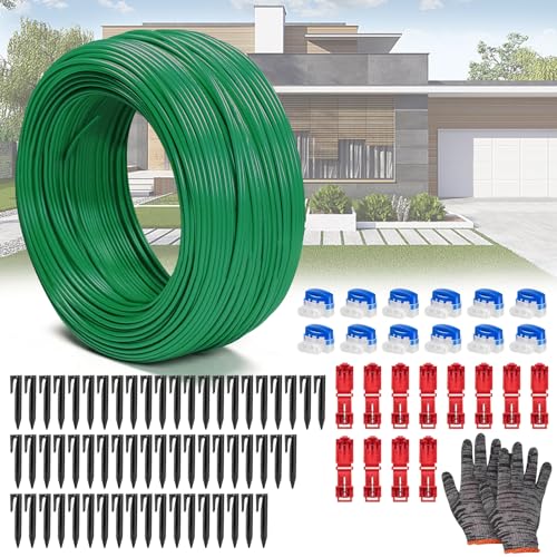 Begrenzungskabel Mähroboter, 60m Mähroboter Kabel Ø2,7mm,Rasenmäher Draht aus Verzinktem Kupfer, Kompatibel mit Gardena Bosch Husqvarna Worx Honda Robomow von Bocguy
