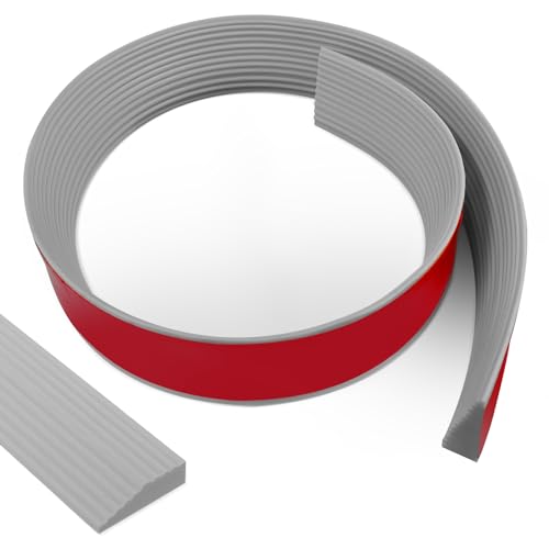 Bocguy Türschwellenrampen,Schwellenrampe Saugroboter,ÜbergangsprofilSelbstklebend 1.6 × 5.5 × 100cm,Rollstuhlrampe Selbstklebende rutschfeste für Türen,Stufen,Treppen Grau Bocguy Türschwellenrampen,Schwellenrampe Saugroboter,ÜbergangsprofilSelbstklebend 1.6 × 5.5 × 100cm,Rollstuhlrampe Selbstklebende rutschfeste für Türen,Stufen,Treppen Grau von Bocguy